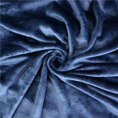 Плед велсофт "Микс королевский синий", 100% полиэстер 200*220 см