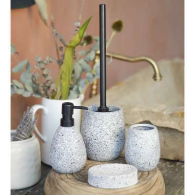 Набор для ванны "Boston" (диспенсер, стакан, мыльница, ершик)