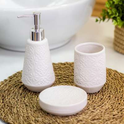 Набор для ванны "Dakota" (диспенсер, стакан, мыльница)
