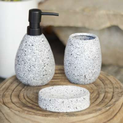 Набор для ванны "Boston" (диспенсер, стакан, мыльница)