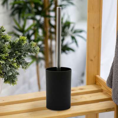 Ершик для ванной комнаты, цвет черный
