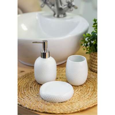 Набор для ванны "Florida" (диспенсер,стакан,мыльница)