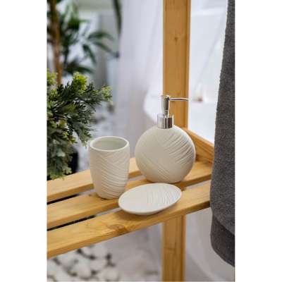 Набор для ванны "Shell" (диспенсер,стакан,мыльница)