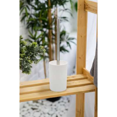 Ершик для ванной комнаты, цвет белый