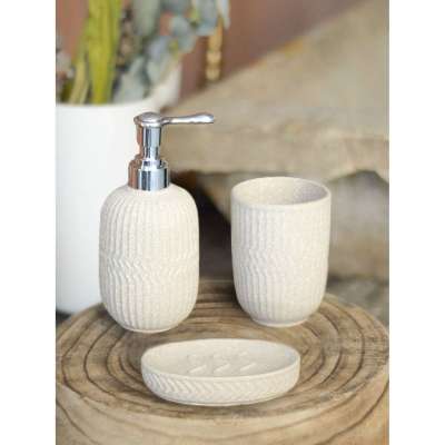 Набор для ванны «Panama» (диспенсер, стакан, мыльница)