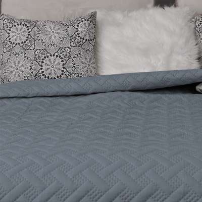 Покрывало "ND HOME", стальной, 100% полиэстер 180*200 см