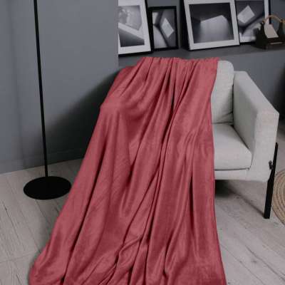 Плед велсофт "Микс ягодный", 100% полиэстер 200*220 см